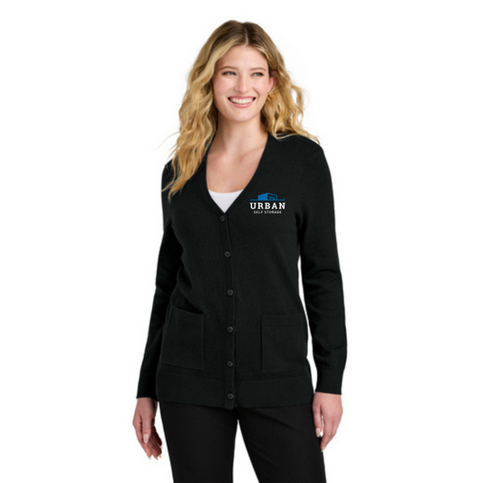 Port Authority Ladies Button-Up Cardigan Sweater