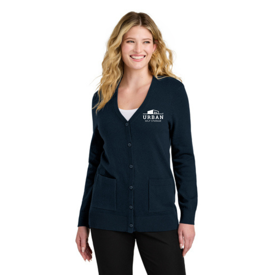 Port Authority Ladies Button-Up Cardigan Sweater