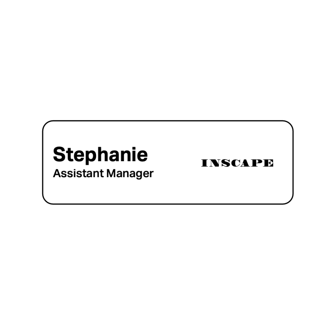 Personalized Engraved Name Badges